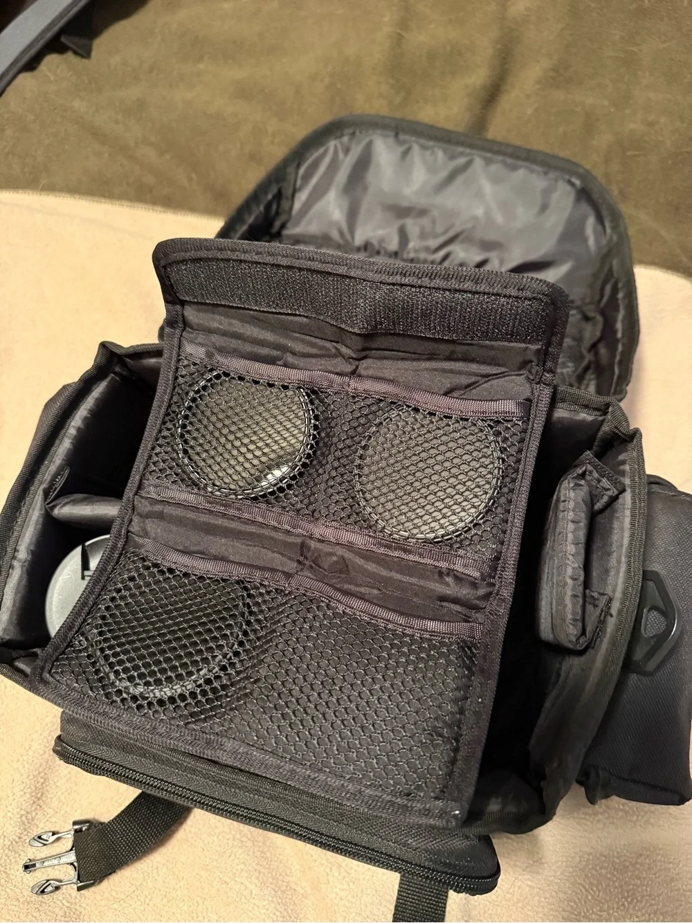 Canon Rebel T7 Black Camera Body with Two Black Canon Lenses and Carrying Case